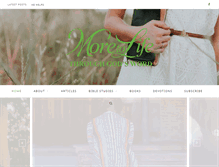 Tablet Screenshot of moretolifetoday.net
